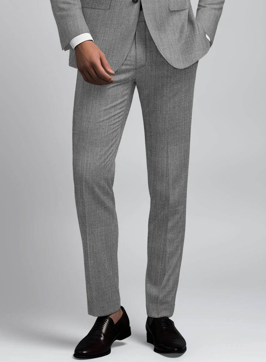 Lanificio Zegna Trofeo Mid Gray Wool Suit - Image 6