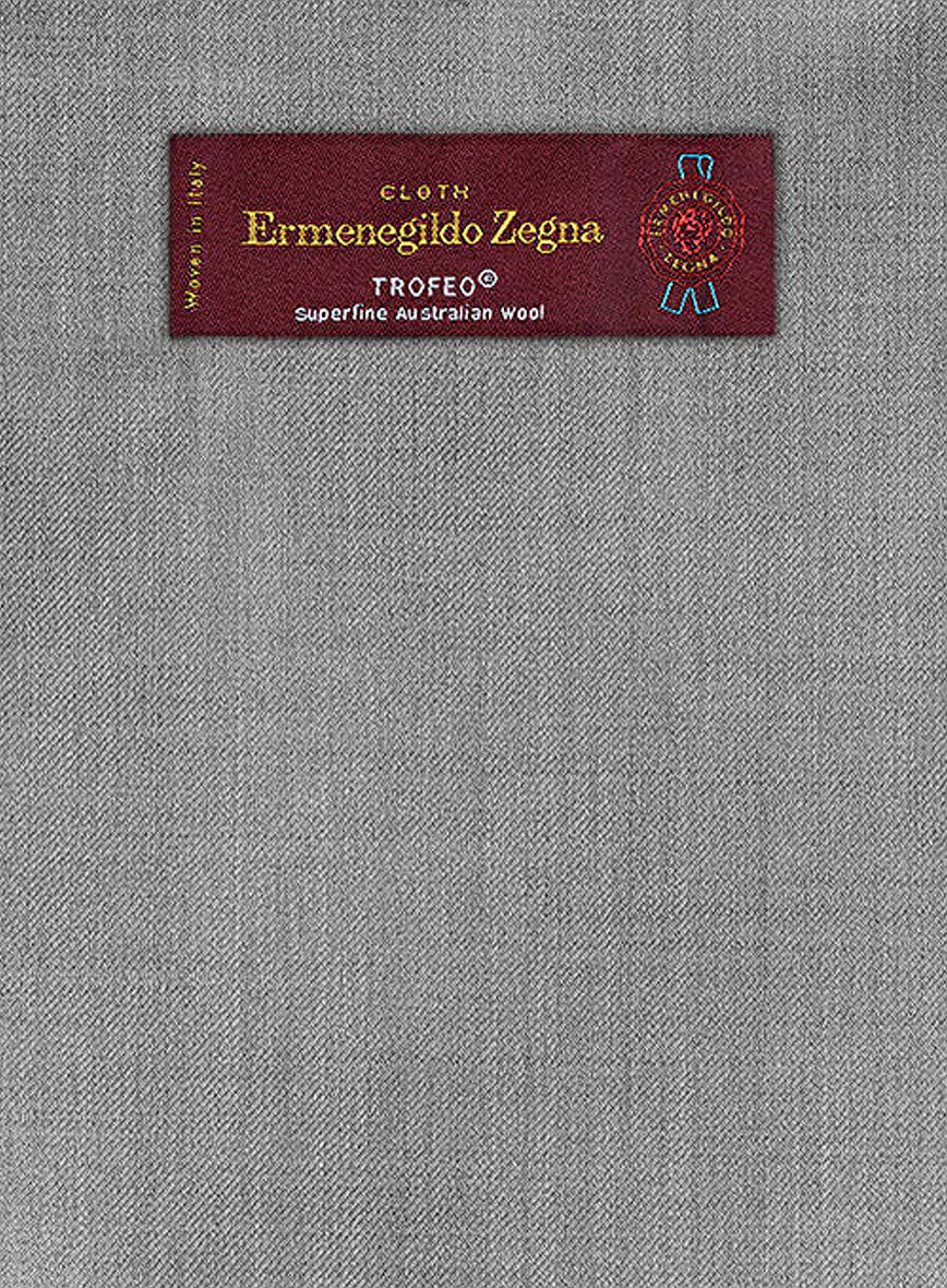 Lanificio Zegna Trofeo Mid Gray Wool Suit - Image 7