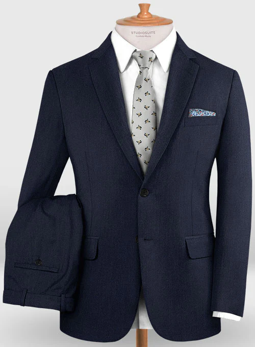 Lanificio Zegna Trofeo Navy Blue Wool Suit - Image 8
