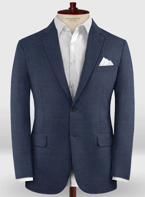 Lanificio Zegna Trofeo Rich Blue Wool Suit - Image 4