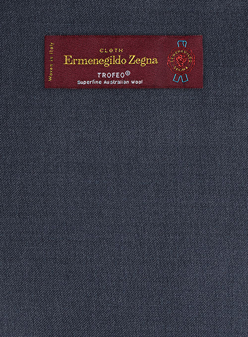 Lanificio Zegna Trofeo Slate Blue Wool Jacket - Image 2