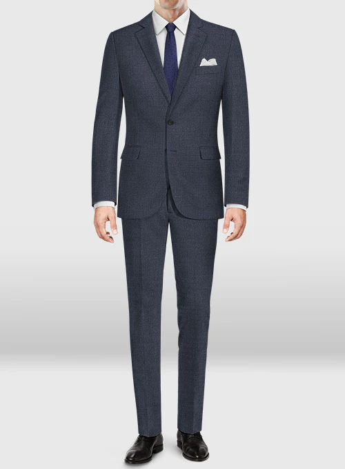 Lanificio Zegna Trofeo Slate Blue Wool Suit - Image 3