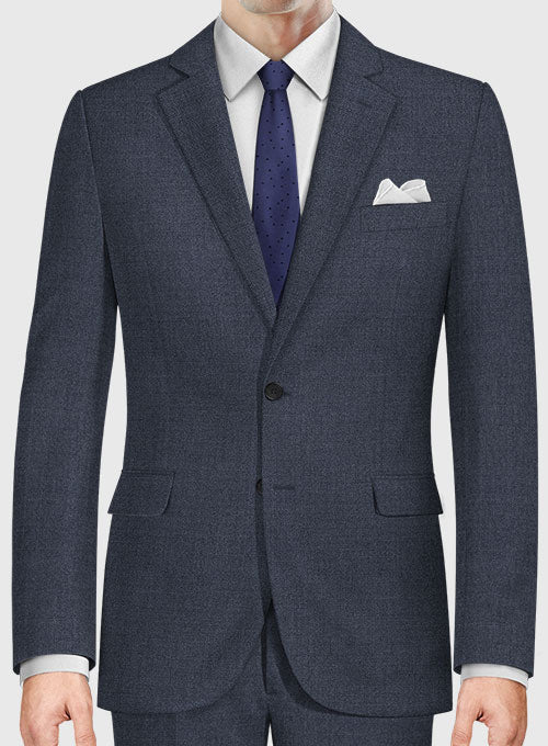 Lanificio Zegna Trofeo Slate Blue Wool Suit - Image 5