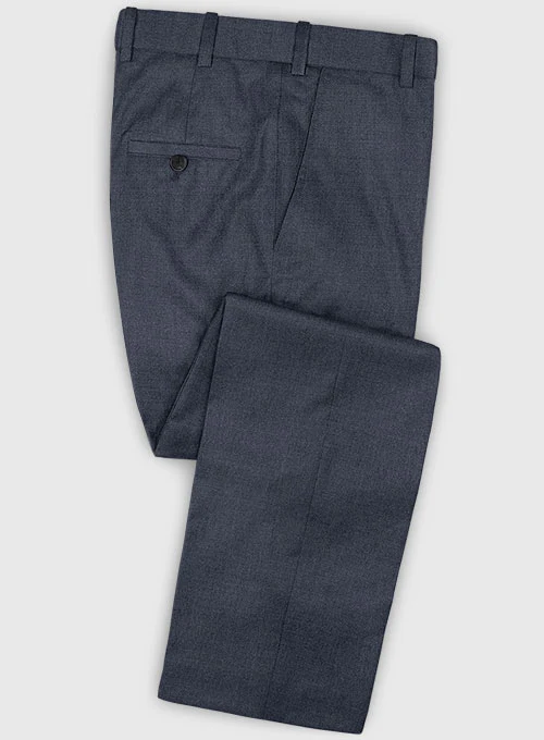 Lanificio Zegna Trofeo Slate Blue Wool Suit - Image 6