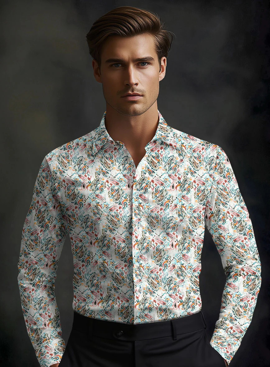Zevran Silk Cotton Shirt - Image 3