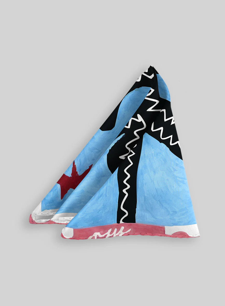 Zigpalma Silk Pocket Square - Image 2