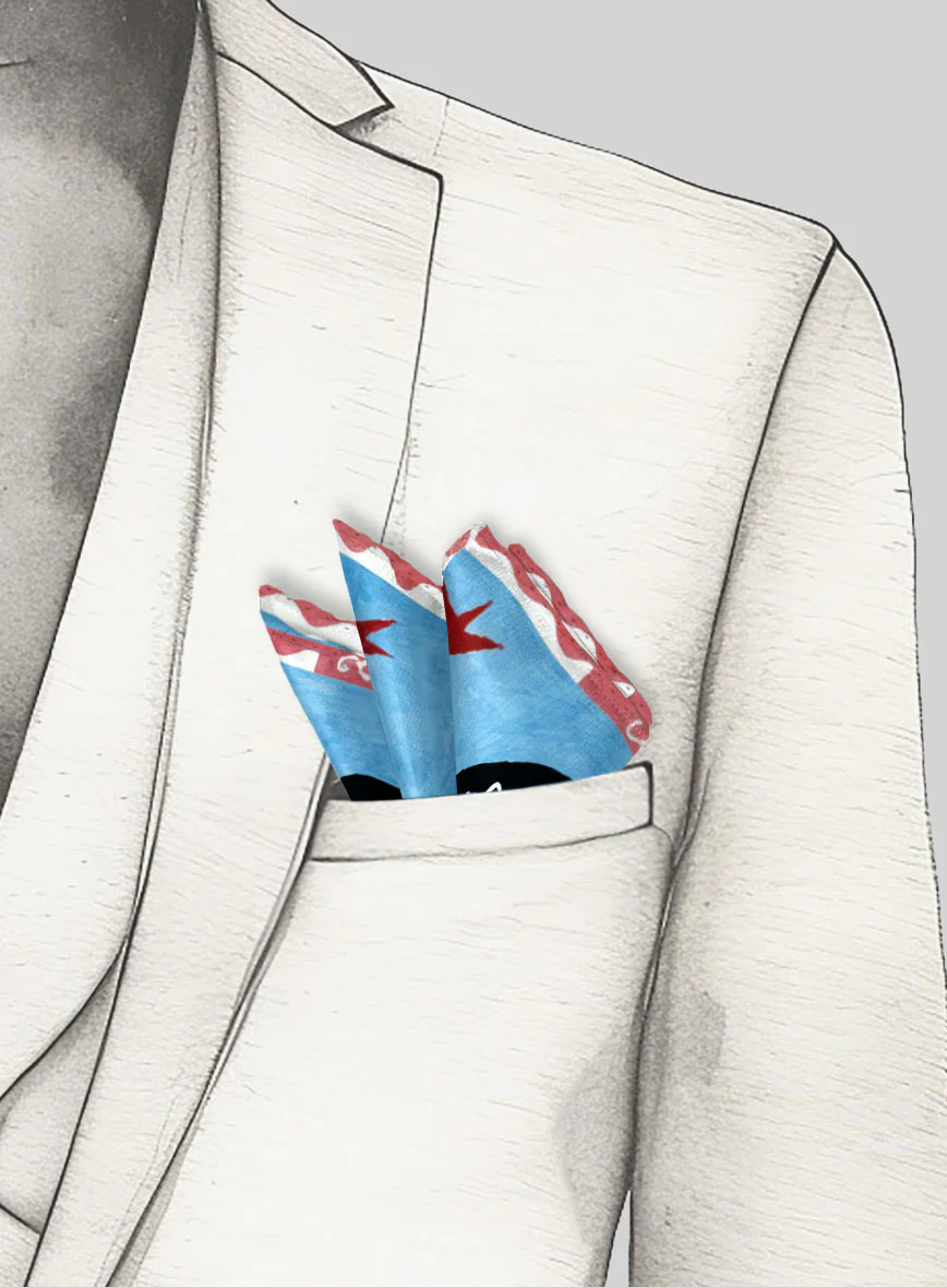 Zigpalma Silk Pocket Square - Image 4